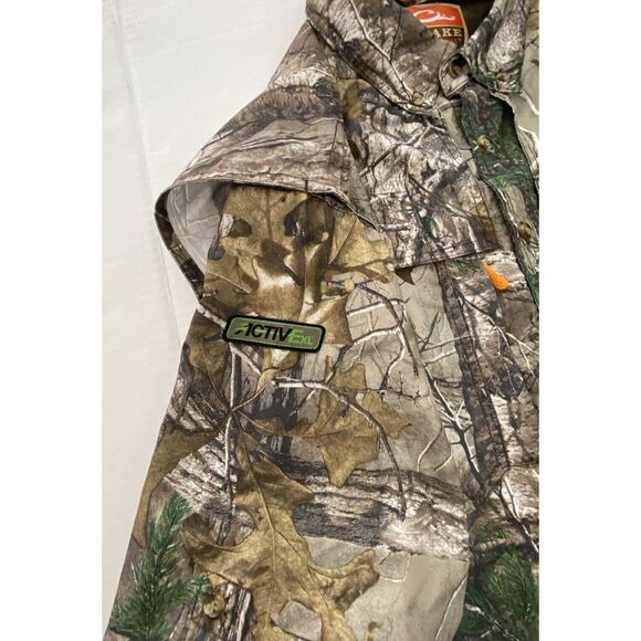 DRAKE Non Typical Two Long Sleeve Vented Shirts ActiveXL Realtree Outdoor Sz XL - Picture 9 of 11